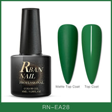Load image into Gallery viewer, RBAN NAIL 8ML Color UV Gel Nail Polish Matt Top Coat Hybrid Nails Gel Soak Off Long Lasting Nail Art Gel Varnish Lacquer Tools