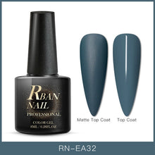 Load image into Gallery viewer, RBAN NAIL 8ML Color UV Gel Nail Polish Matt Top Coat Hybrid Nails Gel Soak Off Long Lasting Nail Art Gel Varnish Lacquer Tools