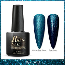 Load image into Gallery viewer, RBAN NAIL 8ML Color UV Gel Nail Polish Matt Top Coat Hybrid Nails Gel Soak Off Long Lasting Nail Art Gel Varnish Lacquer Tools