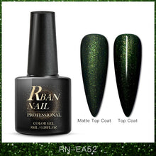 Load image into Gallery viewer, RBAN NAIL 8ML Color UV Gel Nail Polish Matt Top Coat Hybrid Nails Gel Soak Off Long Lasting Nail Art Gel Varnish Lacquer Tools