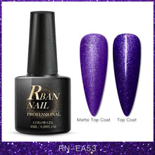 Load image into Gallery viewer, RBAN NAIL 8ML Color UV Gel Nail Polish Matt Top Coat Hybrid Nails Gel Soak Off Long Lasting Nail Art Gel Varnish Lacquer Tools