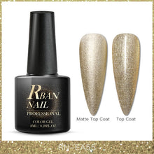 Load image into Gallery viewer, RBAN NAIL 8ML Color UV Gel Nail Polish Matt Top Coat Hybrid Nails Gel Soak Off Long Lasting Nail Art Gel Varnish Lacquer Tools