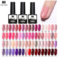 Load image into Gallery viewer, NEE JOLIE 60 Colors 8ml Gel Nail Polish LED UV Gel For Nail Gray Red Pink Soak Off Nail Art Varnish Hybrid Nail Gel Polish
