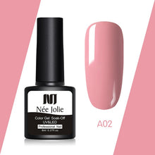 Load image into Gallery viewer, NEE JOLIE 60 Colors 8ml Gel Nail Polish LED UV Gel For Nail Gray Red Pink Soak Off Nail Art Varnish Hybrid Nail Gel Polish