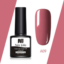 Load image into Gallery viewer, NEE JOLIE 60 Colors 8ml Gel Nail Polish LED UV Gel For Nail Gray Red Pink Soak Off Nail Art Varnish Hybrid Nail Gel Polish