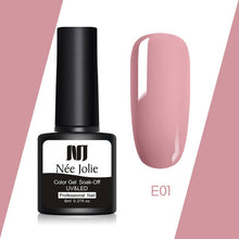 Load image into Gallery viewer, NEE JOLIE 60 Colors 8ml Gel Nail Polish LED UV Gel For Nail Gray Red Pink Soak Off Nail Art Varnish Hybrid Nail Gel Polish