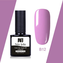 Load image into Gallery viewer, NEE JOLIE 60 Colors 8ml Gel Nail Polish LED UV Gel For Nail Gray Red Pink Soak Off Nail Art Varnish Hybrid Nail Gel Polish