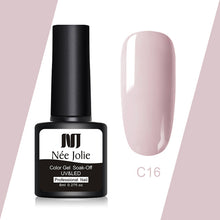 Load image into Gallery viewer, NEE JOLIE 60 Colors 8ml Gel Nail Polish LED UV Gel For Nail Gray Red Pink Soak Off Nail Art Varnish Hybrid Nail Gel Polish