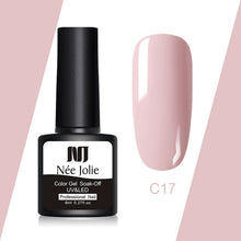 Load image into Gallery viewer, NEE JOLIE 60 Colors 8ml Gel Nail Polish LED UV Gel For Nail Gray Red Pink Soak Off Nail Art Varnish Hybrid Nail Gel Polish