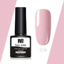 Load image into Gallery viewer, NEE JOLIE 60 Colors 8ml Gel Nail Polish LED UV Gel For Nail Gray Red Pink Soak Off Nail Art Varnish Hybrid Nail Gel Polish
