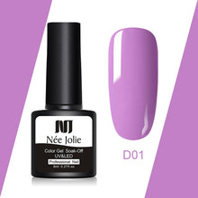 Load image into Gallery viewer, NEE JOLIE 60 Colors 8ml Gel Nail Polish LED UV Gel For Nail Gray Red Pink Soak Off Nail Art Varnish Hybrid Nail Gel Polish