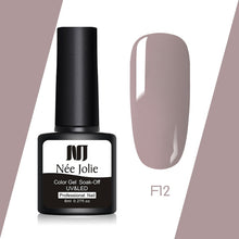 Load image into Gallery viewer, NEE JOLIE 60 Colors 8ml Gel Nail Polish LED UV Gel For Nail Gray Red Pink Soak Off Nail Art Varnish Hybrid Nail Gel Polish