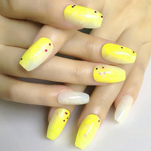 Load image into Gallery viewer, Wholesale Coffin Fake Nails Matte Wine Red Frosted Press On Nails Coloured White Black Peacock blue False Nails 27 Colors