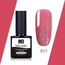 Load image into Gallery viewer, NEE JOLIE 60 Colors 8ml Gel Nail Polish LED UV Gel For Nail Gray Red Pink Soak Off Nail Art Varnish Hybrid Nail Gel Polish