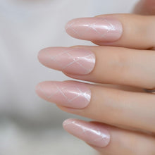 Load image into Gallery viewer, Ombre French Ballerina Fake Nail Gradeint Natural Coffin False Nails Wholesale Nails Supplier 24