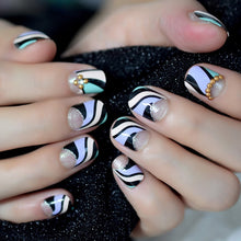 Load image into Gallery viewer, Ombre French Ballerina Fake Nail Gradeint Natural Coffin False Nails Wholesale Nails Supplier 24