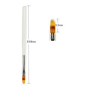 STZ 1pcs Nail Brush Ombre Soft Gradient Effect Pen Red/Black/White Manicure Tools for UV Gel Polish Nail Art Brush #285