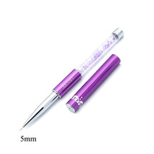 Load image into Gallery viewer, AKiHi 5-20mm Nail Art Line Painting Brushes Crystal Acrylic Thin Liner Drawing Pen Manicure Tools UV Gel
