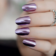 Load image into Gallery viewer, Ombre French Ballerina Fake Nail Gradeint Natural Coffin False Nails Wholesale Nails Supplier 24