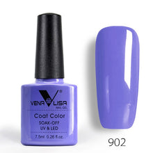 Load image into Gallery viewer, New Free Shipping Nail Art Design Manicure Venalisa 60Color 7.5Ml Soak Off Enamel Gel Polish UV Gel Nail Polish Lacquer Varnish