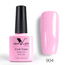 Load image into Gallery viewer, New Free Shipping Nail Art Design Manicure Venalisa 60Color 7.5Ml Soak Off Enamel Gel Polish UV Gel Nail Polish Lacquer Varnish