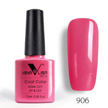 Load image into Gallery viewer, New Free Shipping Nail Art Design Manicure Venalisa 60Color 7.5Ml Soak Off Enamel Gel Polish UV Gel Nail Polish Lacquer Varnish