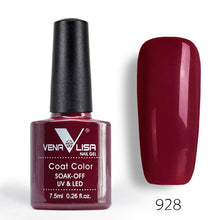 Load image into Gallery viewer, New Free Shipping Nail Art Design Manicure Venalisa 60Color 7.5Ml Soak Off Enamel Gel Polish UV Gel Nail Polish Lacquer Varnish