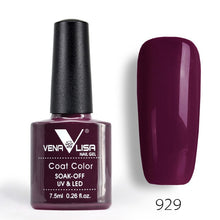 Load image into Gallery viewer, New Free Shipping Nail Art Design Manicure Venalisa 60Color 7.5Ml Soak Off Enamel Gel Polish UV Gel Nail Polish Lacquer Varnish
