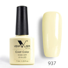 Load image into Gallery viewer, New Free Shipping Nail Art Design Manicure Venalisa 60Color 7.5Ml Soak Off Enamel Gel Polish UV Gel Nail Polish Lacquer Varnish