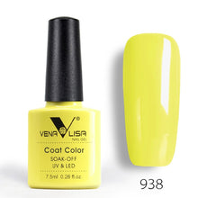 Load image into Gallery viewer, New Free Shipping Nail Art Design Manicure Venalisa 60Color 7.5Ml Soak Off Enamel Gel Polish UV Gel Nail Polish Lacquer Varnish