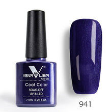 Load image into Gallery viewer, New Free Shipping Nail Art Design Manicure Venalisa 60Color 7.5Ml Soak Off Enamel Gel Polish UV Gel Nail Polish Lacquer Varnish