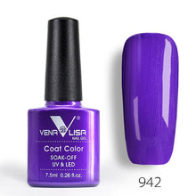 Load image into Gallery viewer, New Free Shipping Nail Art Design Manicure Venalisa 60Color 7.5Ml Soak Off Enamel Gel Polish UV Gel Nail Polish Lacquer Varnish
