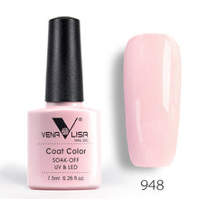 Load image into Gallery viewer, New Free Shipping Nail Art Design Manicure Venalisa 60Color 7.5Ml Soak Off Enamel Gel Polish UV Gel Nail Polish Lacquer Varnish
