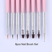 Load image into Gallery viewer, NICOLE DIARY UV Gel Brush Liner Painting Pen Acrylic Drawing Brush for Nails Gradient Rhinestone Handle Manicure Nail Art Tool
