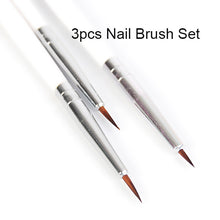 Load image into Gallery viewer, NICOLE DIARY UV Gel Brush Liner Painting Pen Acrylic Drawing Brush for Nails Gradient Rhinestone Handle Manicure Nail Art Tool