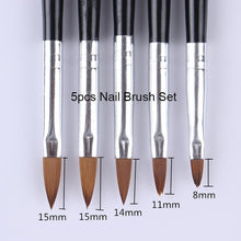Load image into Gallery viewer, NICOLE DIARY UV Gel Brush Liner Painting Pen Acrylic Drawing Brush for Nails Gradient Rhinestone Handle Manicure Nail Art Tool