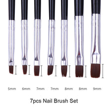 Load image into Gallery viewer, NICOLE DIARY UV Gel Brush Liner Painting Pen Acrylic Drawing Brush for Nails Gradient Rhinestone Handle Manicure Nail Art Tool
