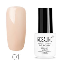 Load image into Gallery viewer, ROSALIND Gel Polish Set All For Manicure Semi Permanent Vernis top coat UV LED Gel Varnish Soak Off Nail Art Gel Nail Polish