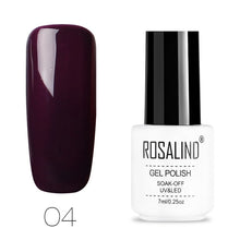 Load image into Gallery viewer, ROSALIND Gel Polish Set All For Manicure Semi Permanent Vernis top coat UV LED Gel Varnish Soak Off Nail Art Gel Nail Polish
