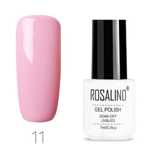 Load image into Gallery viewer, ROSALIND Gel Polish Set All For Manicure Semi Permanent Vernis top coat UV LED Gel Varnish Soak Off Nail Art Gel Nail Polish