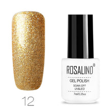 Load image into Gallery viewer, ROSALIND Gel Polish Set All For Manicure Semi Permanent Vernis top coat UV LED Gel Varnish Soak Off Nail Art Gel Nail Polish