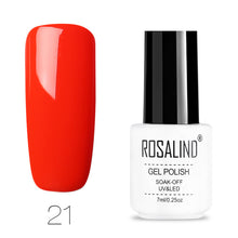 Load image into Gallery viewer, ROSALIND Gel Polish Set All For Manicure Semi Permanent Vernis top coat UV LED Gel Varnish Soak Off Nail Art Gel Nail Polish