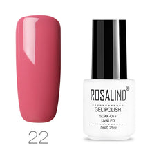 Load image into Gallery viewer, ROSALIND Gel Polish Set All For Manicure Semi Permanent Vernis top coat UV LED Gel Varnish Soak Off Nail Art Gel Nail Polish