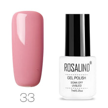 Load image into Gallery viewer, ROSALIND Gel Polish Set All For Manicure Semi Permanent Vernis top coat UV LED Gel Varnish Soak Off Nail Art Gel Nail Polish