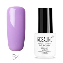 Load image into Gallery viewer, ROSALIND Gel Polish Set All For Manicure Semi Permanent Vernis top coat UV LED Gel Varnish Soak Off Nail Art Gel Nail Polish
