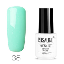 Load image into Gallery viewer, ROSALIND Gel Polish Set All For Manicure Semi Permanent Vernis top coat UV LED Gel Varnish Soak Off Nail Art Gel Nail Polish