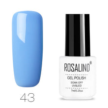 Load image into Gallery viewer, ROSALIND Gel Polish Set All For Manicure Semi Permanent Vernis top coat UV LED Gel Varnish Soak Off Nail Art Gel Nail Polish