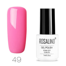 Load image into Gallery viewer, ROSALIND Gel Polish Set All For Manicure Semi Permanent Vernis top coat UV LED Gel Varnish Soak Off Nail Art Gel Nail Polish