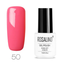 Load image into Gallery viewer, ROSALIND Gel Polish Set All For Manicure Semi Permanent Vernis top coat UV LED Gel Varnish Soak Off Nail Art Gel Nail Polish