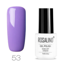 Load image into Gallery viewer, ROSALIND Gel Polish Set All For Manicure Semi Permanent Vernis top coat UV LED Gel Varnish Soak Off Nail Art Gel Nail Polish